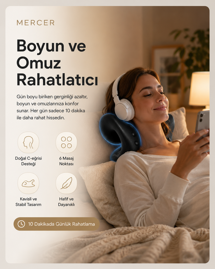 MERCER Ergonomik Boyun Desteği